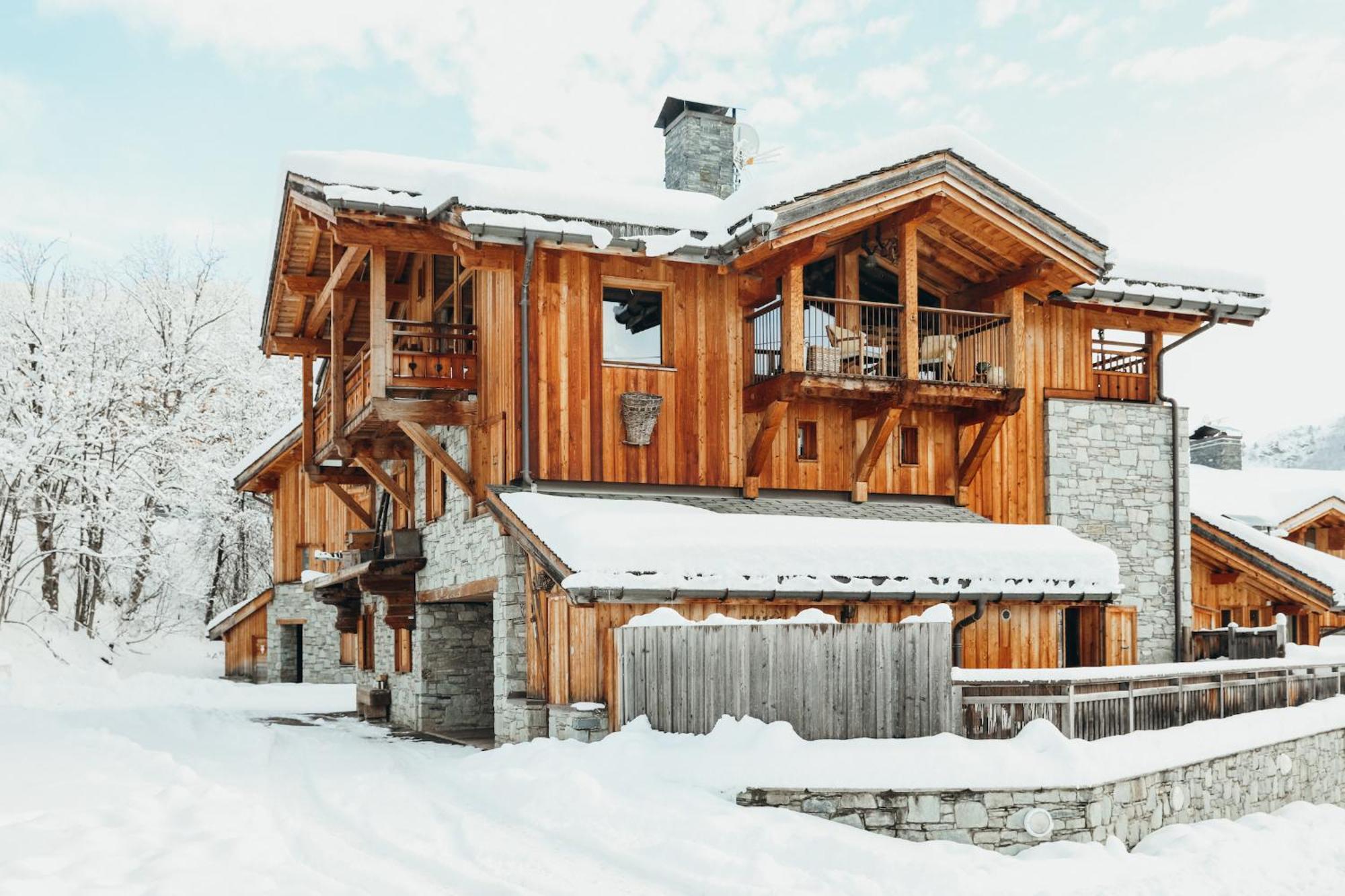 La Joubarbe Villa Saint-Martin-de-Belleville Bagian luar foto